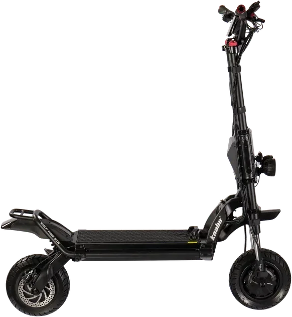 Kaabo Wolf King GTR electric scooter, side profile